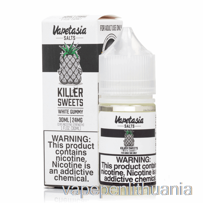 Balta Guma - Vapetasia Druskos - 30ml 24mg Vape Skystis